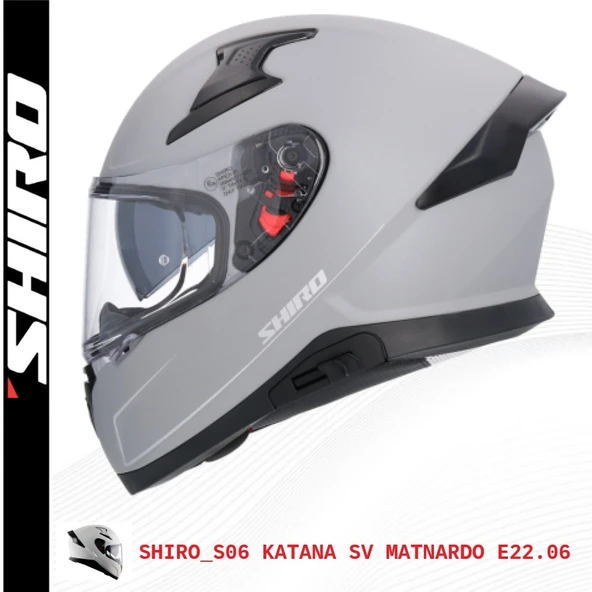 SHIRO KASK FULLFACE KATANA M.C SV (GÖZLÜKLÜ) MAT NARDO XL 6162 ürün görseli 1