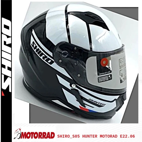 SHIRO KASK FULLFACE HUNTER MOTORAD GRAFİK XL 6162 ürün görseli 1