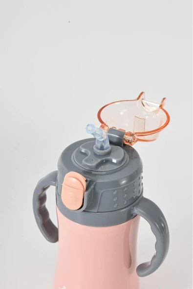 Penguen-3048 Pembe Çocuk Termosu - 280 Ml - Resim 2