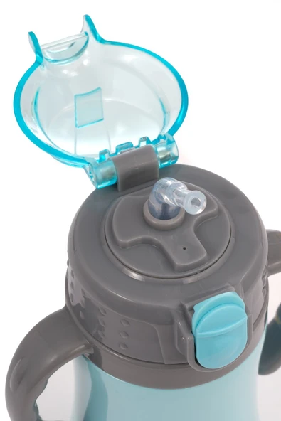 Penguen-3048 Mavi Çocuk Termosu - 280 Ml - Resim 4