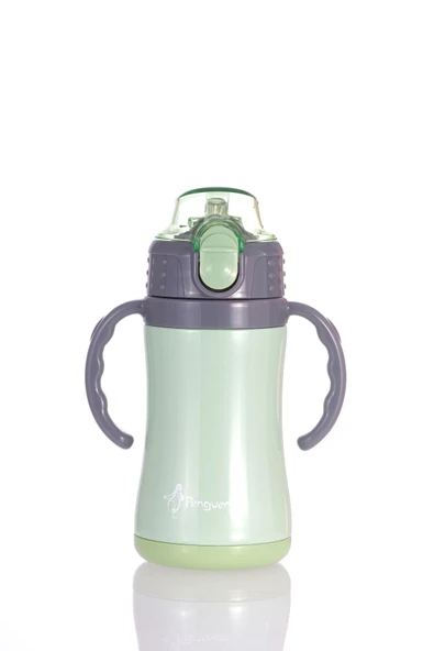 Penguen-3048 Yeşil Çocuk Termosu - 280 Ml ürün görseli 1