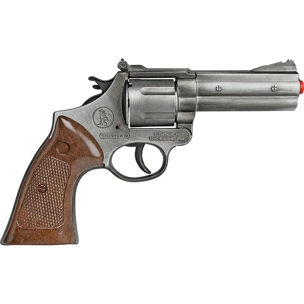 12 Lİ KAPSÜL TABANCASI VIP KALİTE REVOLVER GUN METAL KAPSÜL TABANCASI OYUNCAK TABANCA KILIFLI MODEL ürün görseli 1