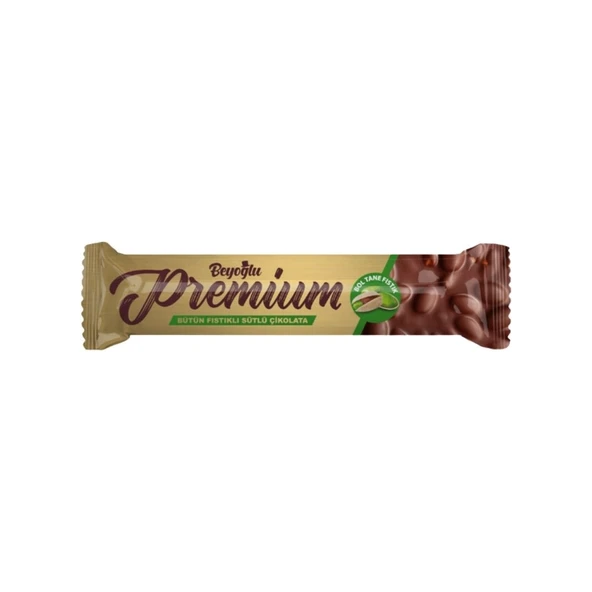 Beyoğlu Premium Fıstıklı Çikolata 75 gr x 12 ürün görseli 1