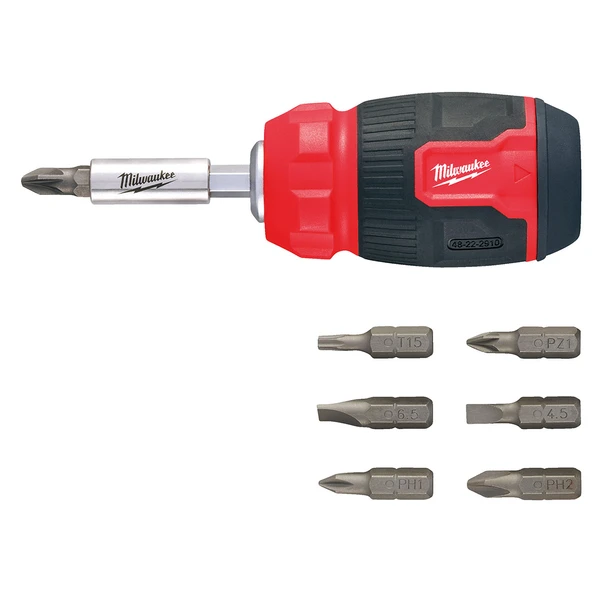 Milwaukee Multi Uç Kompakt Tornavida 8 Parça 4932492807 - Resim 4