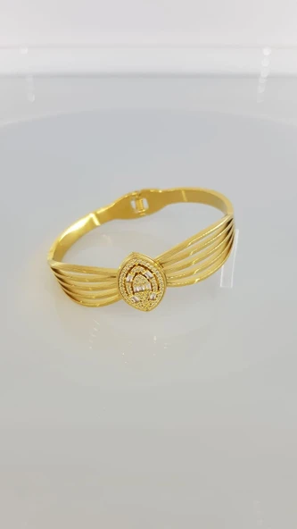 Baget Taşlı Çelik Kelepçe Sns103899 - Resim 4