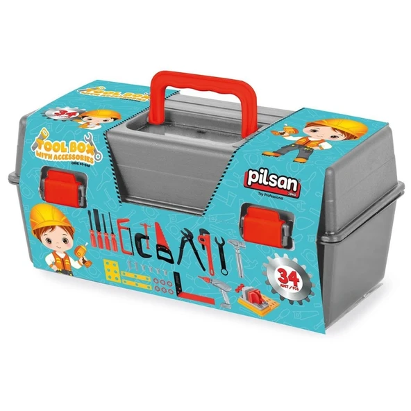 Nessiworld 03 248 Pilsan Aksesuarlı Alet Çantası 34 Parça ürün görseli 1