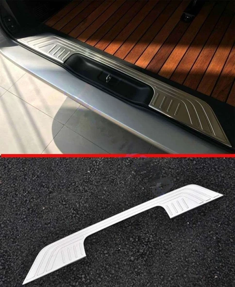Vito Uyumlu W447 2014 Sonrası Arka Tampon Eşiği Krom ürün görseli 1