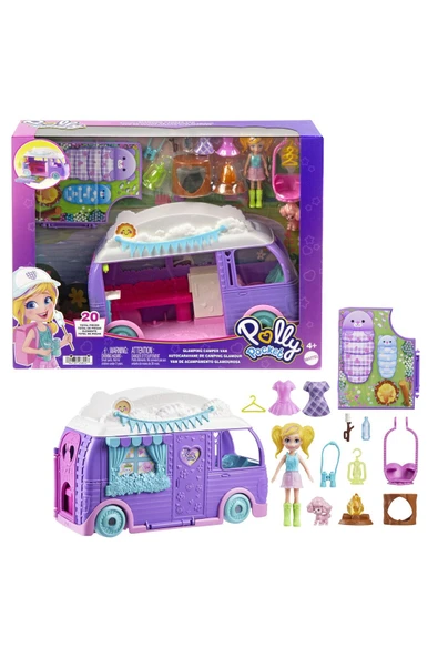 POLLY POCKET EĞLENCELİ KARAVAN OYUN SETİ JCC32 ürün görseli 1