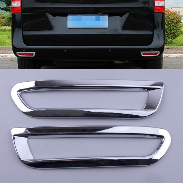 Vito Uyumlu W447 2014 Sonrası Arka Reflektör Çerçevesi Krom ürün görseli 1