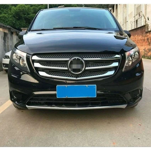 Vito Uyumlu W447 2014 Sonrası Ön Tampon Alt Koruma Krom ürün görseli 1