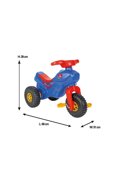 Nessiworld 07 175 Pilsan Black Eagle Pedallı Motorsiklet ürün görseli 1