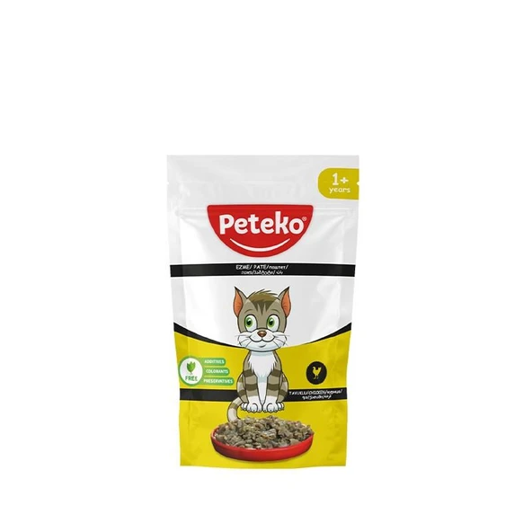 Peteko Pouch Jelly Tavuklu Kedi Konserve 85 Gr ürün görseli 1