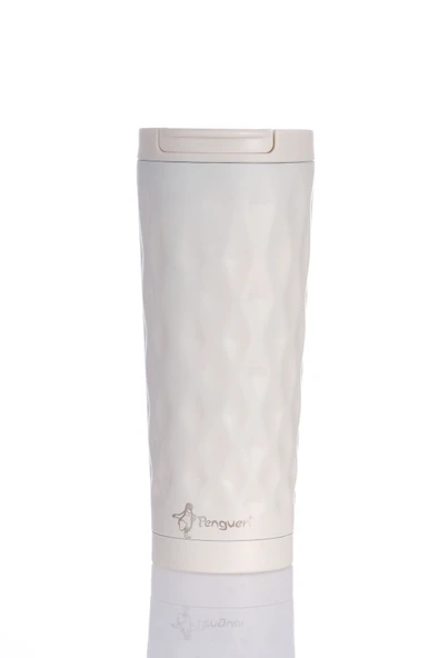Penguen-3025 Krem Mug Termos 500ml - Resim 5