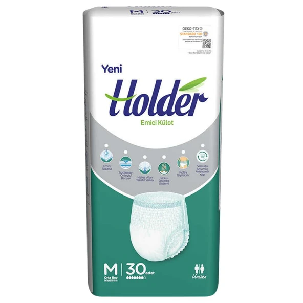 Holder Emici Külot Orta Boy M 30'lu Hasta Bezi ürün görseli 1
