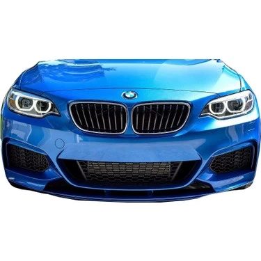 BMW 2013-2019 F22 2 Serisi  M Performance Style - Ön  Tampon Lip + Flap ürün görseli 1