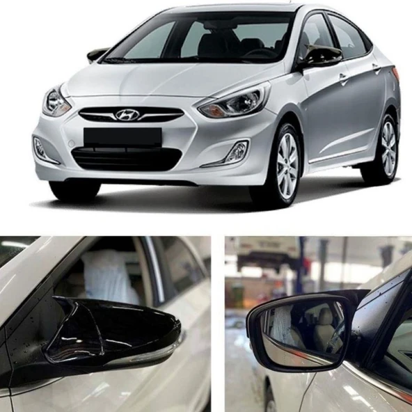 Hyundai Accent Blue Batman Ayna Kapağı (2011-2018) ürün görseli 1