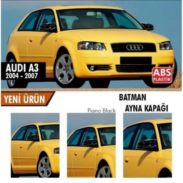 Audi A3 8P Batman Ayna Kapağı (2003-2007) ürün görseli 1