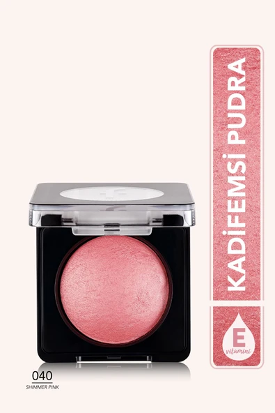 Baked Blush-on Yüksek Pigmentli & Doğal Işıltılı Fırınlanmış Allık ürün görseli 1