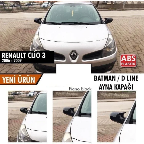 Renault Clio 3 Batman Ayna Kapağı (2006-2009) ürün görseli 1