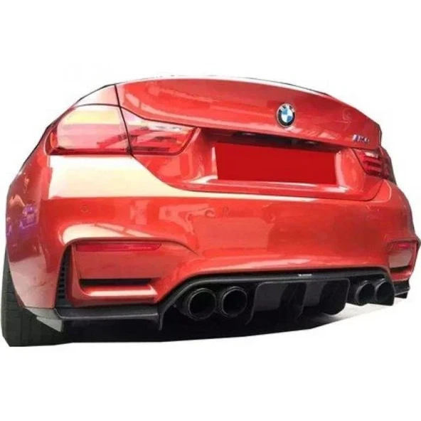Bmw F30 - F80 M3 2012-2018 Vorsteiner Set 3 Parça Difüzör (Plastik) ürün görseli 1
