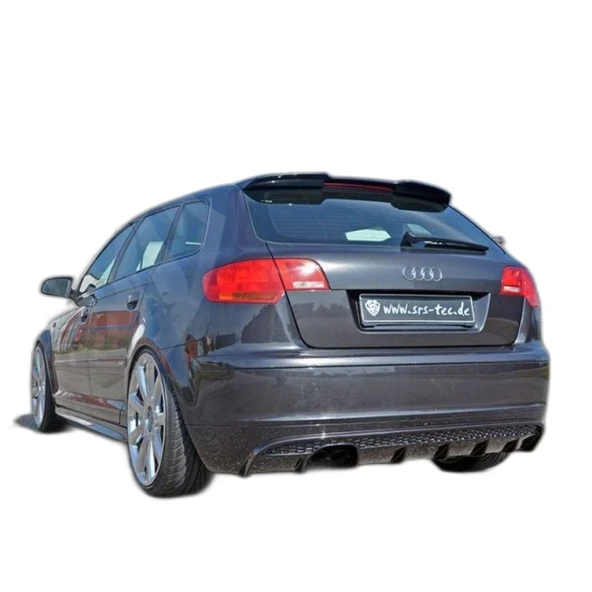Audi A3 HB Spoiler 2008-2012 (Plastik) Boyasız ürün görseli 1