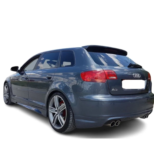 Audi A3 8P 2003-2008 4 Kapı Arka Ek (Plastik) Boyasız ürün görseli 1