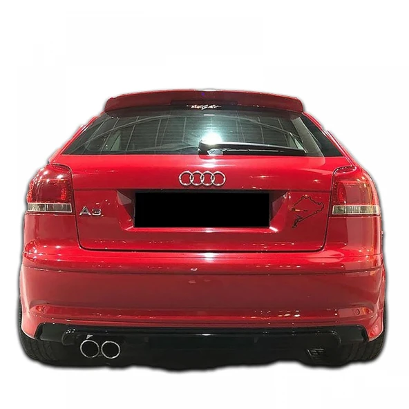 Audi A3 8P S3 2003-2008 2 Kapı Arka Tampon Eki - Difüzör  ( Plastik) ürün görseli 1