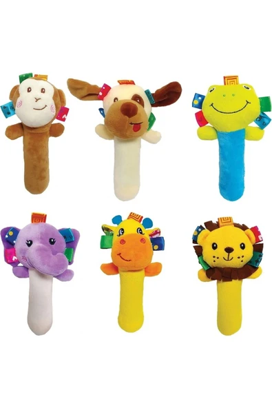 SOZZY TOYS Sık Sık Çıngıraklı Hayvanlar - 1 Adet ürün görseli 1
