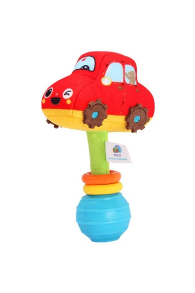 SOZZY Toys El Çıngırağı Araba Çıngıraklı Oyuncak Szy195 ürün görseli 1