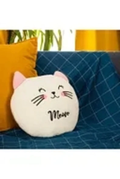 SOZZY Sevimli Kedi Peluş Yastık - Resim 3