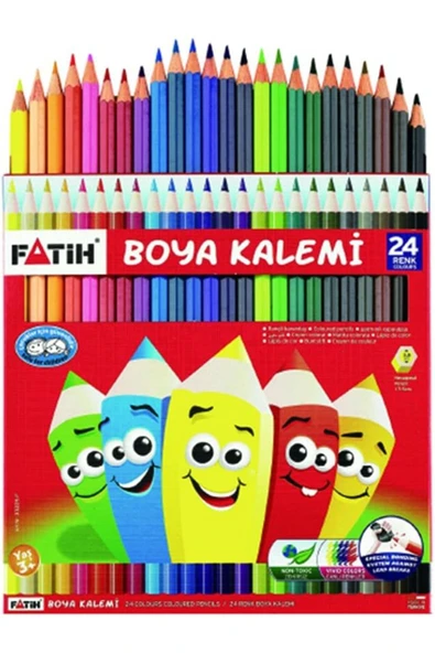 FATİH 24'lü Tam Boy Kuru Boya Karton Kutu / 33225 ürün görseli 1
