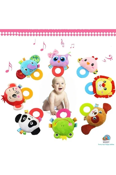 TOYS Sozzy Çıngıraklı Dişlik Pembe Maymunum Szy209 ürün görseli 1
