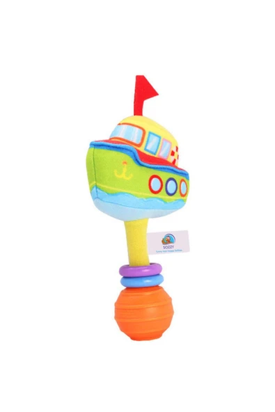 SOZZY Toys El Çıngırağı Gemi Çıngıraklı Oyuncak Szy196 ürün görseli 1