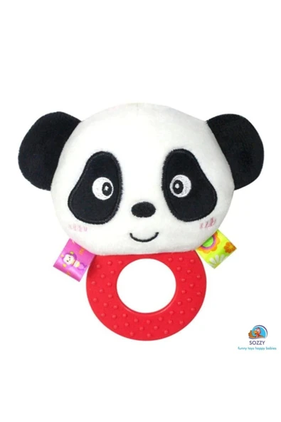 SOZZY TOYS Çıngıraklı Dişlik Pandam - Resim 2