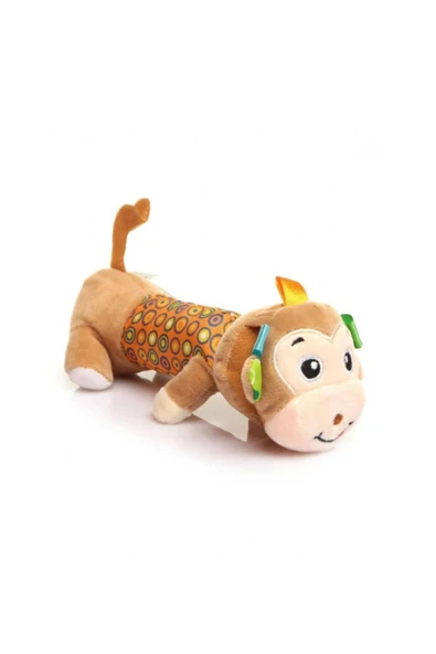 SOZZY TOYS Çıngıraklı Aynalı Maymun Szy201 - Kahverengi ürün görseli 1