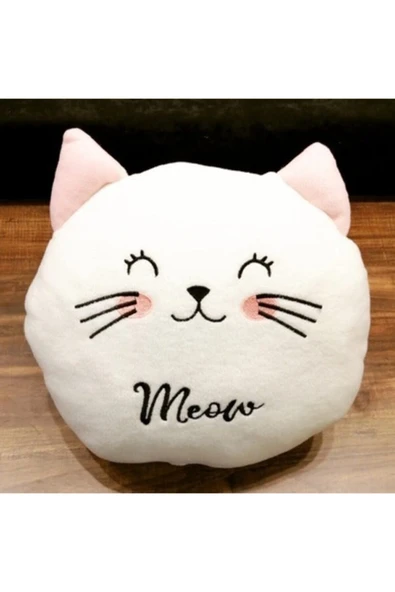ESSA HOME Sevimli Kedi Polar Yastık ürün görseli 1