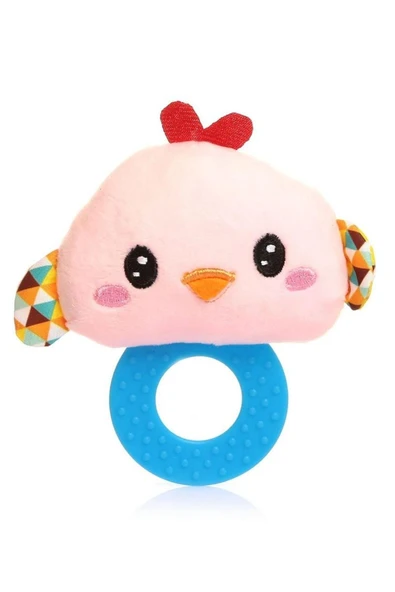 SOZZY Toys Çıngıraklı Dişlik Civcivim Szy211 - Pembe ürün görseli 1