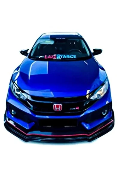 Honda Civic Fc5 Typer 3 Parça Ön Lip (Plastik) ürün görseli 1