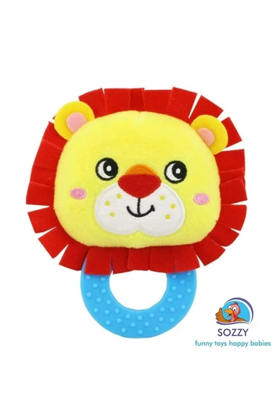 SOZZY TOYS Çıngıraklı Dişlik Aslanım Szy214 ürün görseli 1