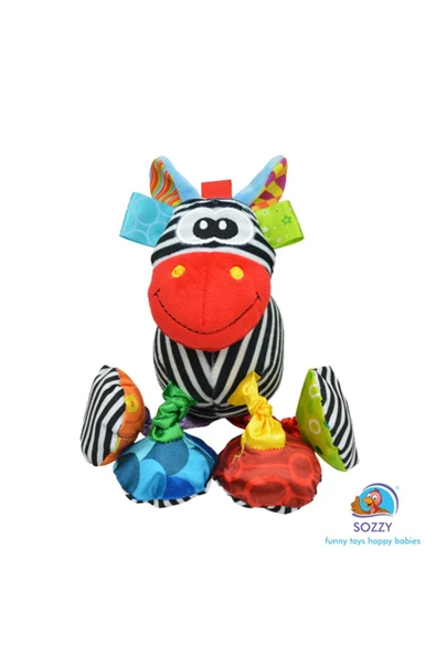 SOZZY TOYS Titreşimli Ve Çıngıraklı Hayvanlar Eşek ürün görseli 1
