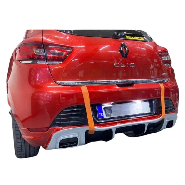 Renault Clio 4 RS Egzoz Görünümlü Difüzör Plastik Dayanıklı Tasarım ürün görseli 1