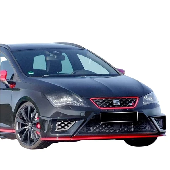 Seat Leon Mk3 Fr 2013-2016 JE Desing 3 Parça Ön Ek (Plastik) ürün görseli 1