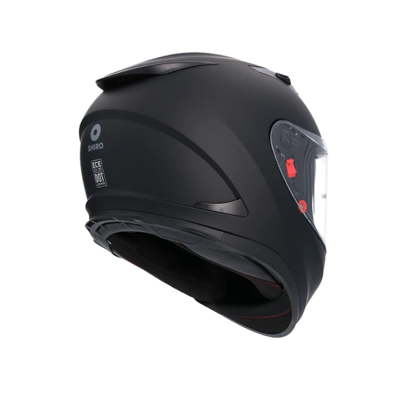 FULLFACE SH-605SV SHADOW SOLİD MATT BLACK - Resim 3