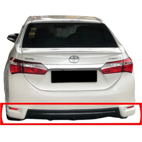 Toyota Corolla Arka Flap + Orta Difüzör (Plastik) ürün görseli 1
