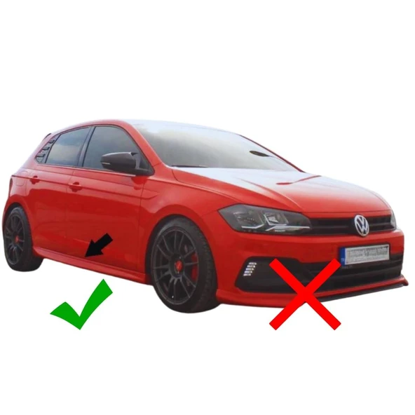 Volkswagen Polo 2018 Yan Marşpiyel Aero (Plastik) ürün görseli 1