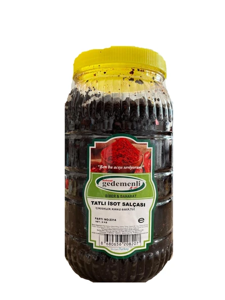 TATLI İSOT SALÇASI 3 KG ürün görseli 1