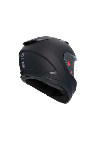 FULLFACE SH-605SV SHADOW SOLİD MATT BLACK - Resim 6