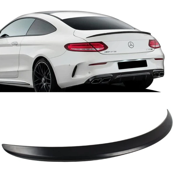 Mercedes W205 Coupe Amg Style 2015 Üzeri Spoiler ürün görseli 1