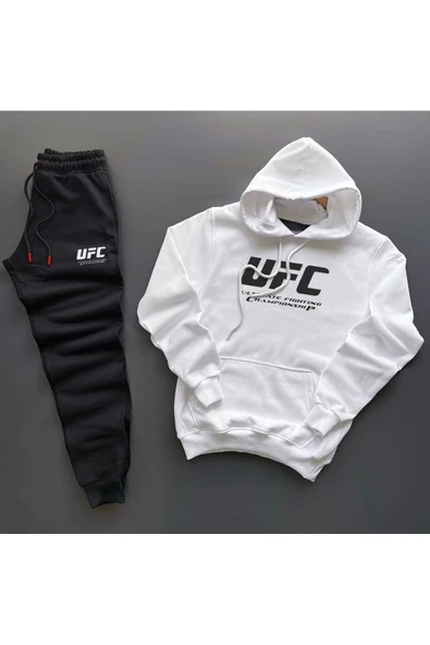 UFC Kanguru Sweatshirt Hoodie + Eşofman Kombin ürün görseli 1