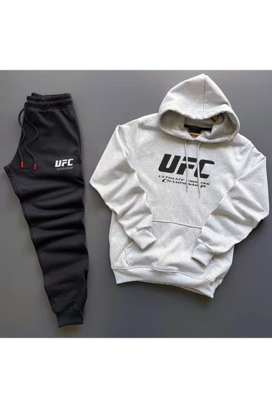 UFC Kanguru Sweatshirt Hoodie + Eşofman Kombin ürün görseli 1